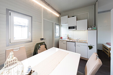 Wohncontainer Innenansicht