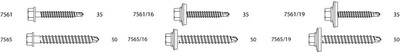 Schrauben 7561 / 7565 Ansicht 2 Schrauben 7561 / 7565 Ansicht 2